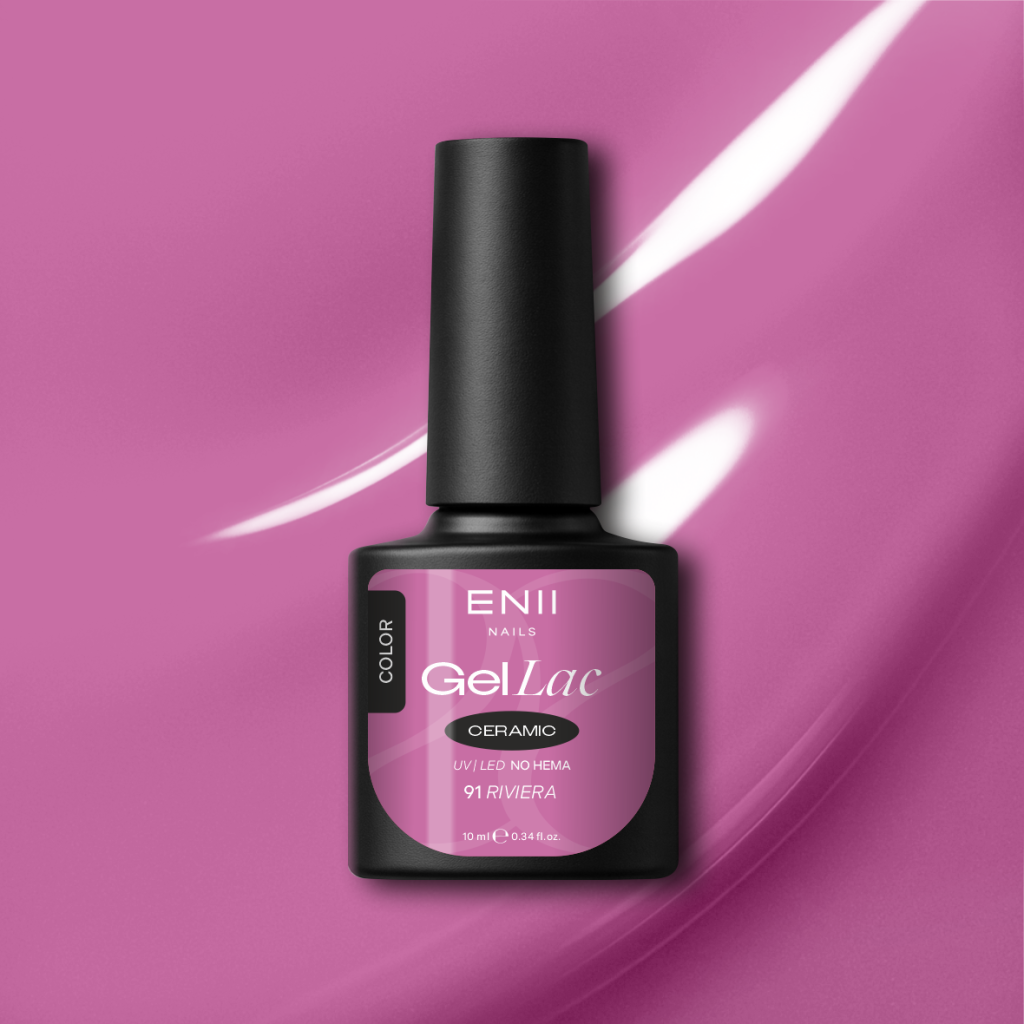 Gel lak Ceramic 91 Riviera - gelový lak bez HEMA 10 ml