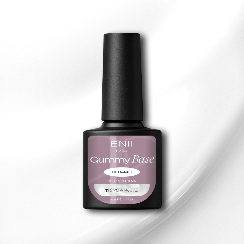 Gummy Base Ceramic 11 Snow White - gumová báze na nehty, 10 ml