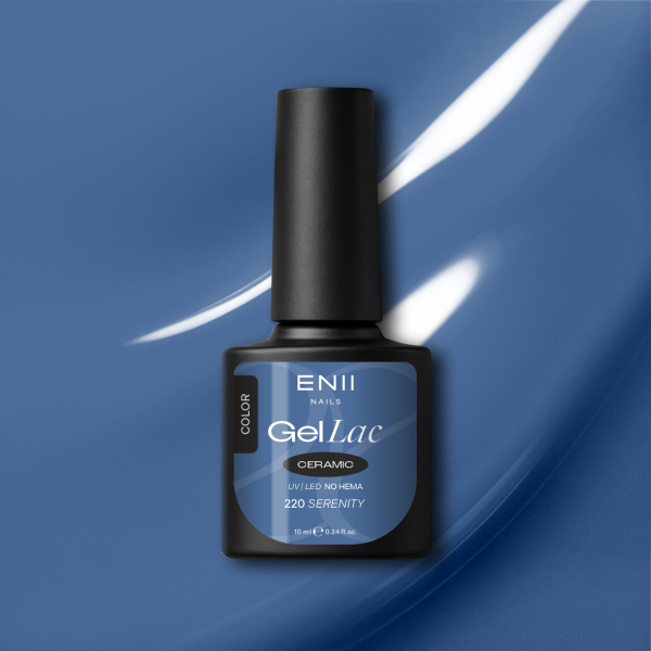 Gel lak Ceramic 220 Serenity - gelový lak bez HEMA, 10 ml