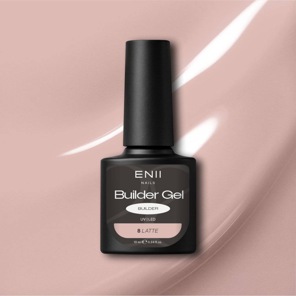 Builder Gel v lahvičce Latte HEMA &amp; TPO free 008