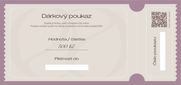 Dárkový e-poukaz v hodnotě 500 Kč