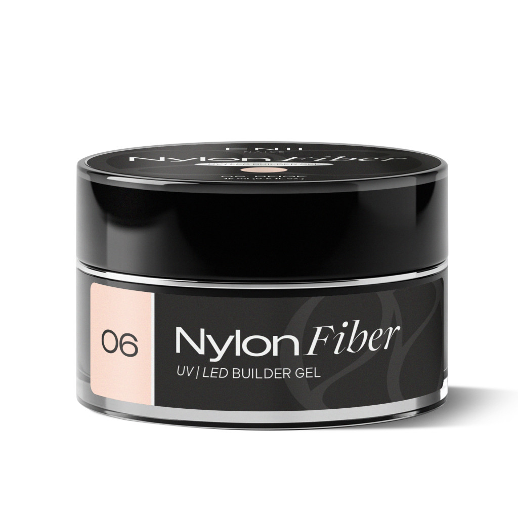 ENII Nylon Fiber Gel 06 Beige - stavební UV LED gel, 15 ml