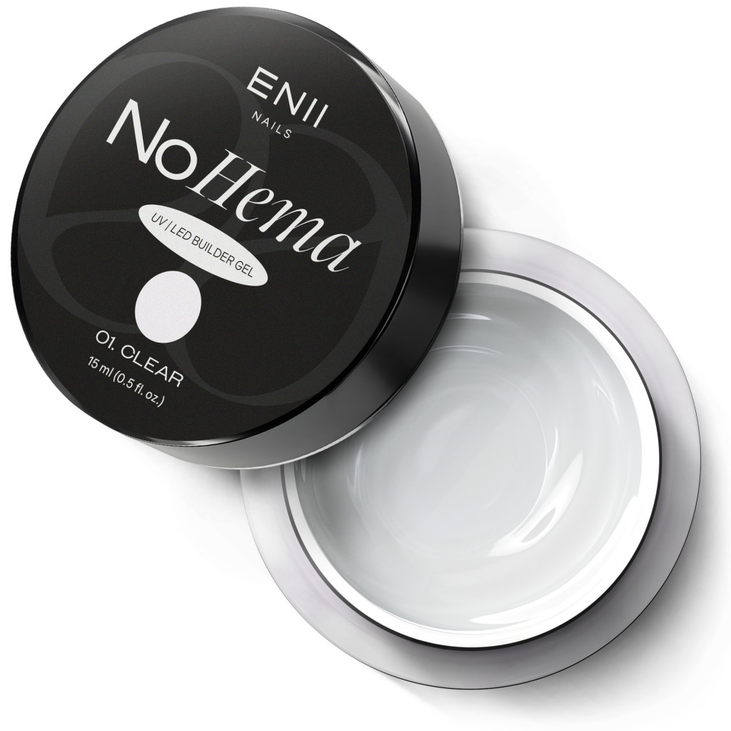 ENII Stavební UV LED Gel No Hema 01 Clear, 15 ml