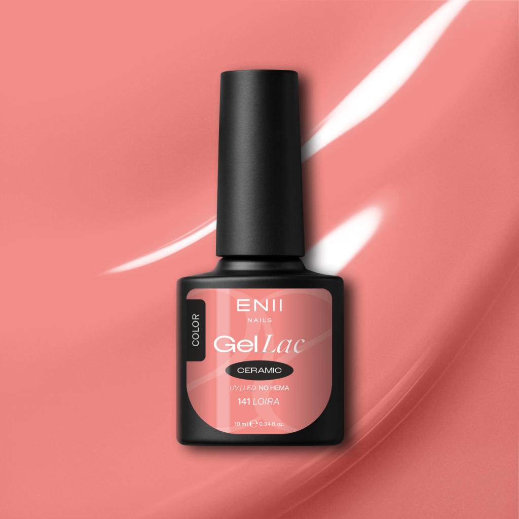 Gel lak Ceramic 141 Loira - gelový lak bez HEMA, 10 ml