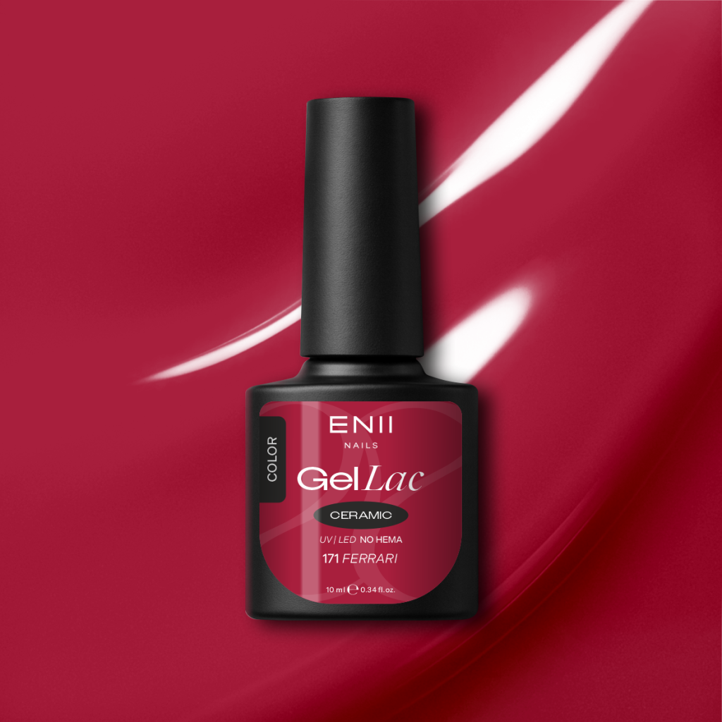Gel lak Ceramic 171 Ferrari - gelový lak bez HEMA, 10 ml