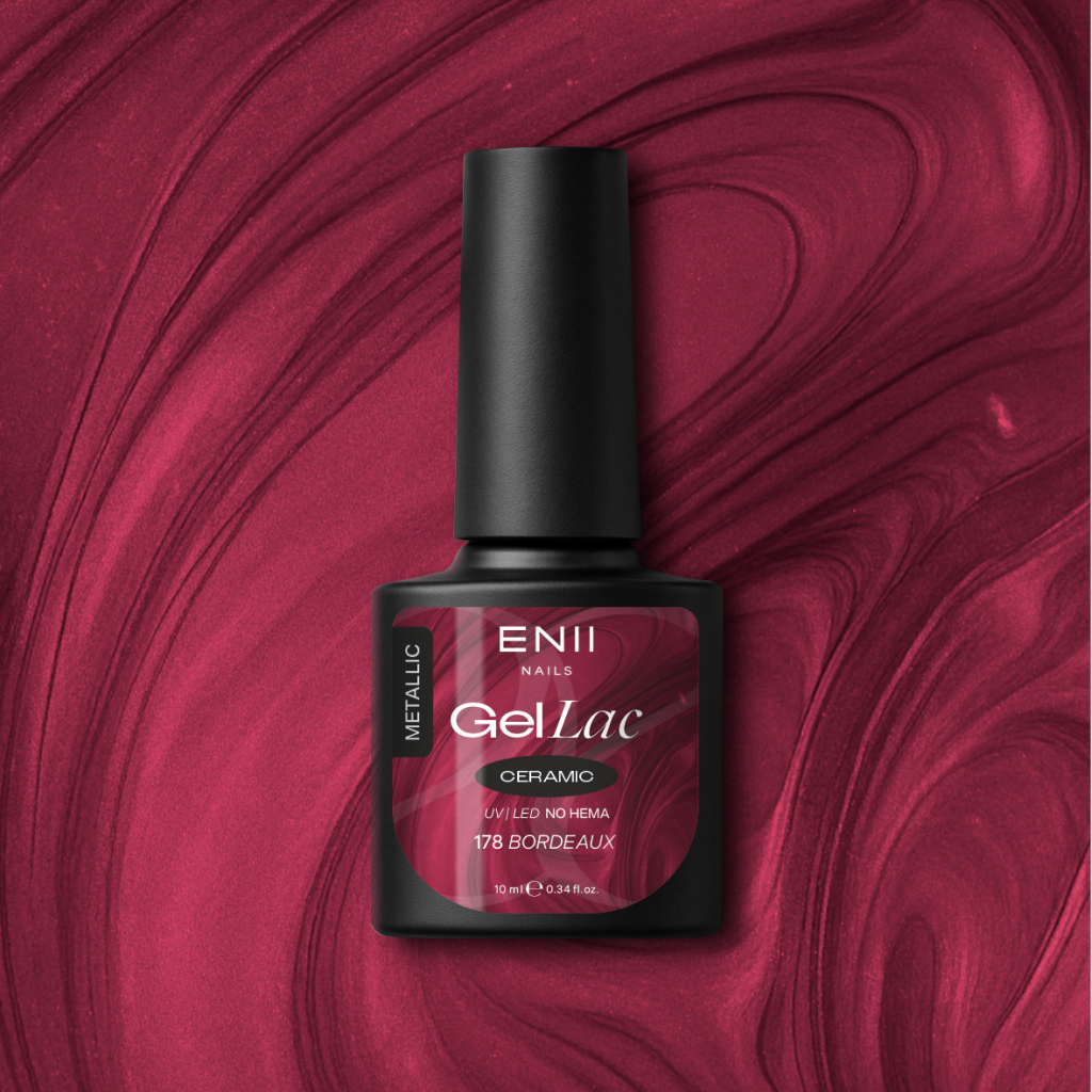 Gel lak Ceramic 178 Bordeaux - gelový lak bez HEMA, 10 ml