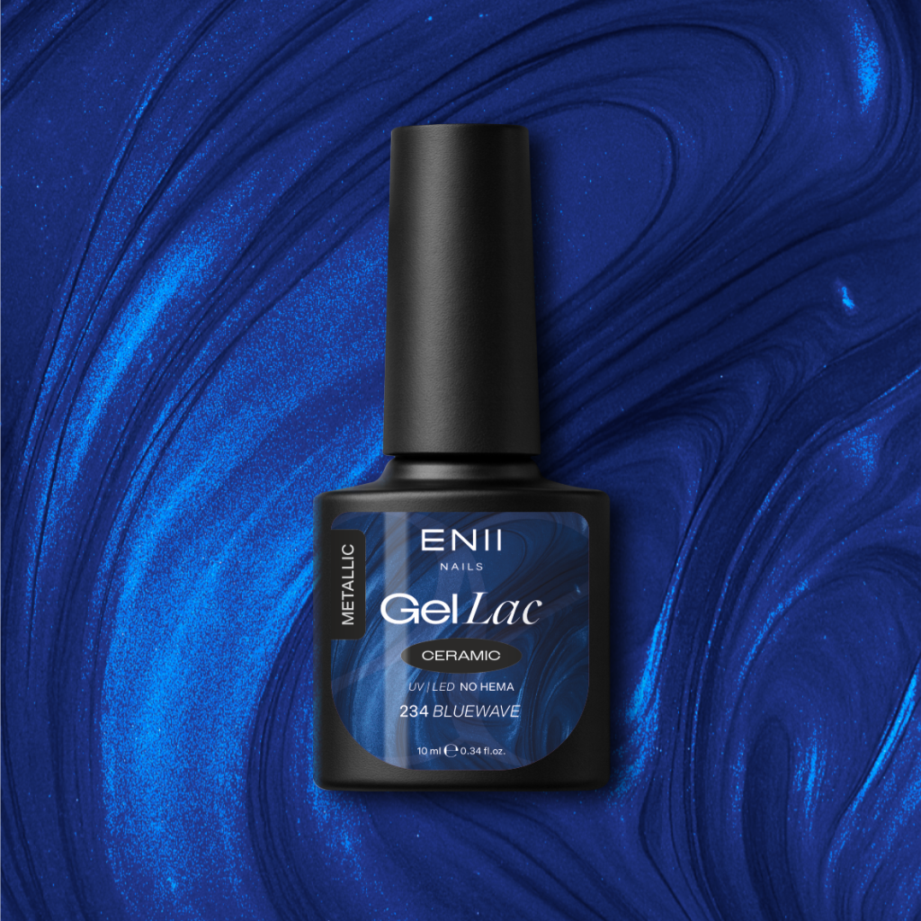 Gel lak Ceramic 234 Bluewave - gelový lak bez HEMA, 10 ml