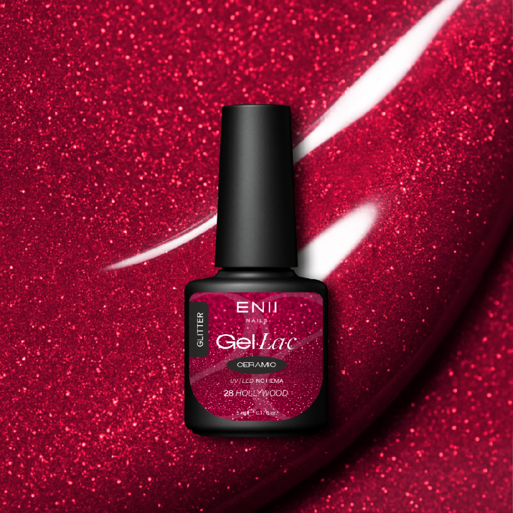 Gel lak Ceramic 28 Hollywood - gelový lak bez HEMA, 5 ml