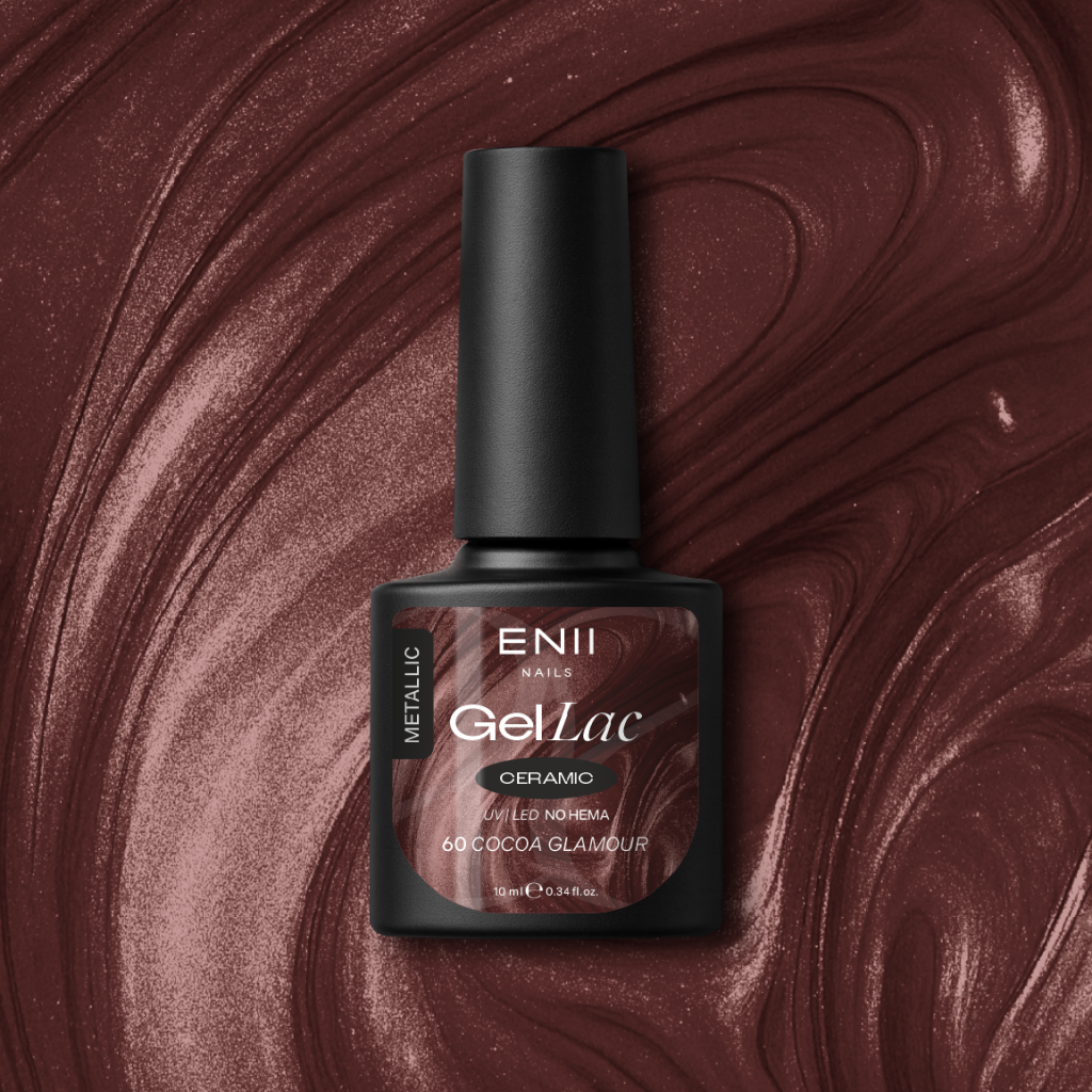 Gel lak Ceramic 60 Cocoa Glamour - gelový lak bez HEMA, 10 ml