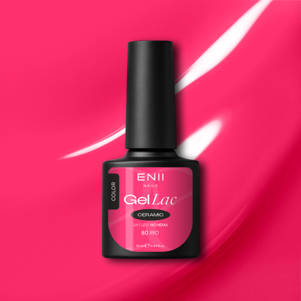 Gel lak Ceramic 80 Rio - gelový lak bez HEMA, 10 ml