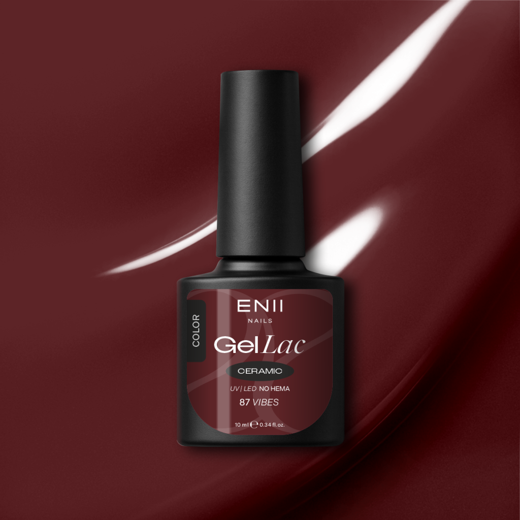 Gel lak Ceramic 87 Vibes - gelový lak bez HEMA, 10 ml