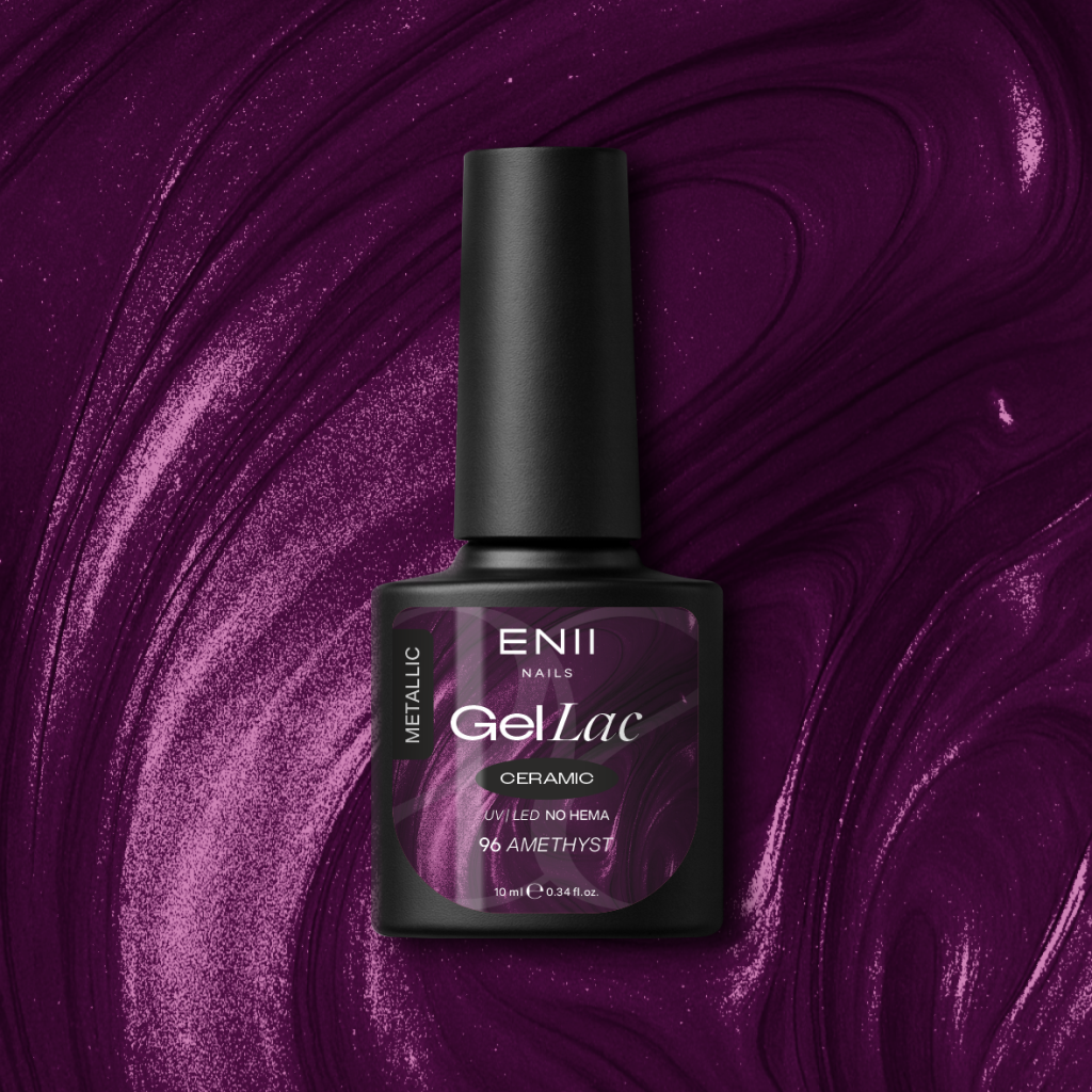 Gel lak Ceramic 96 Amethyst - gelový lak bez HEMA, 10 ml