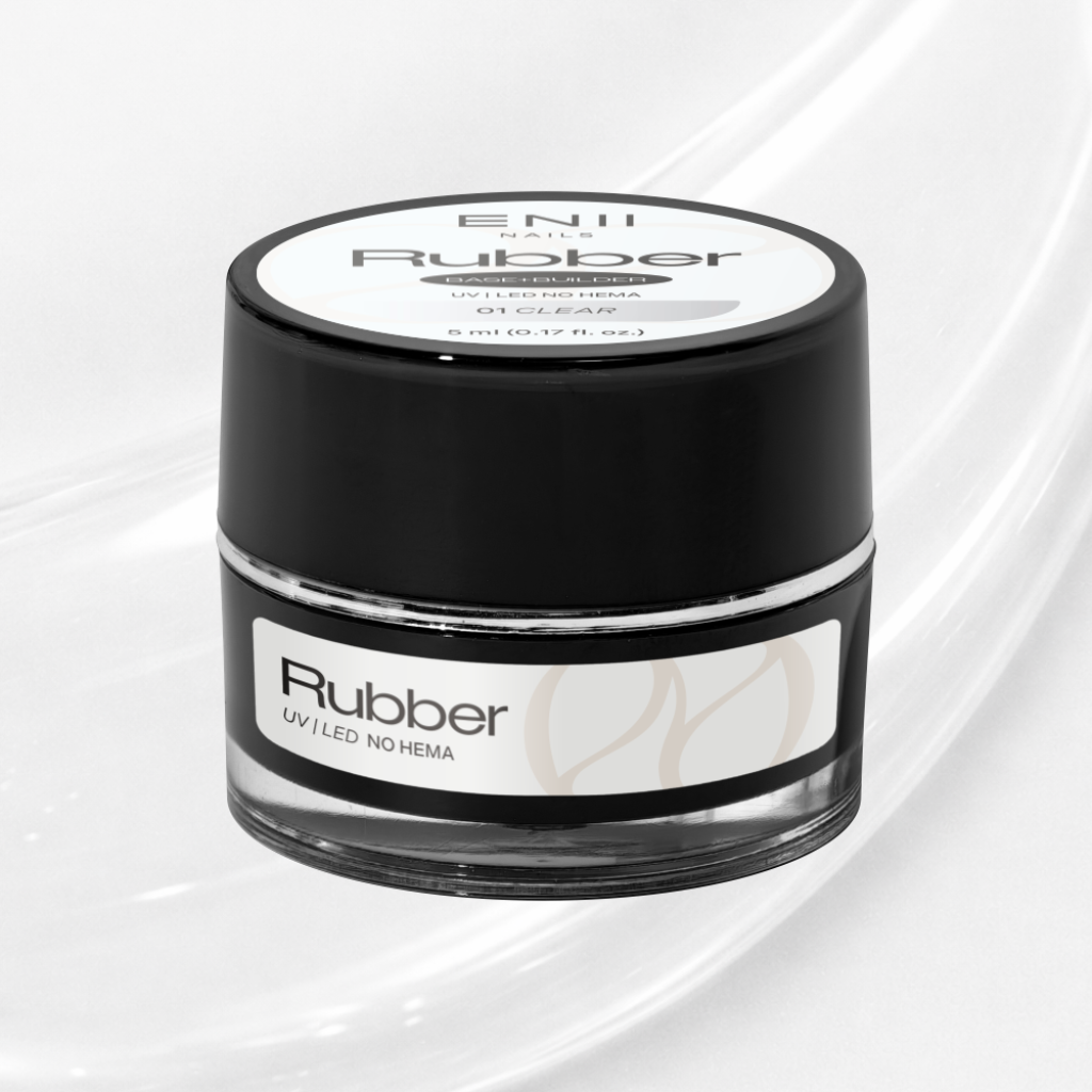 RUBBER Base Clear 01 v kelímku NO HEMA and NO TPO 5 ml