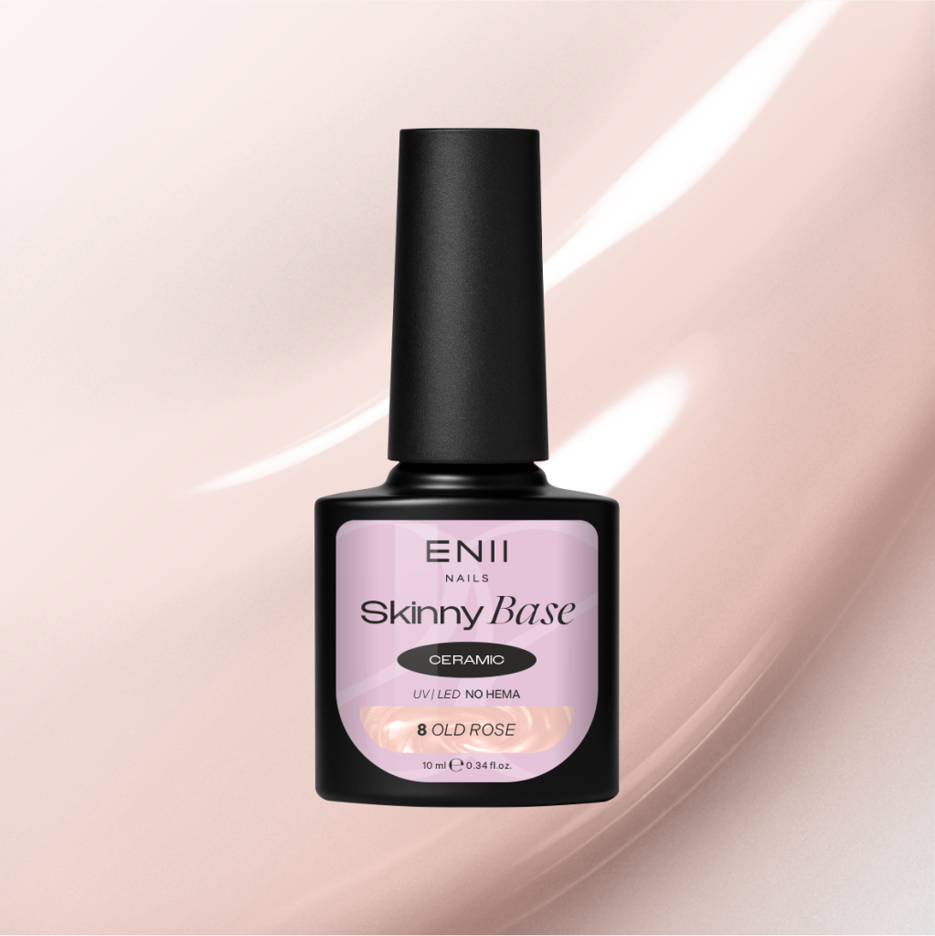Skinny Base Ceramic 8 Old Rose - mléčná báze, 10 ml